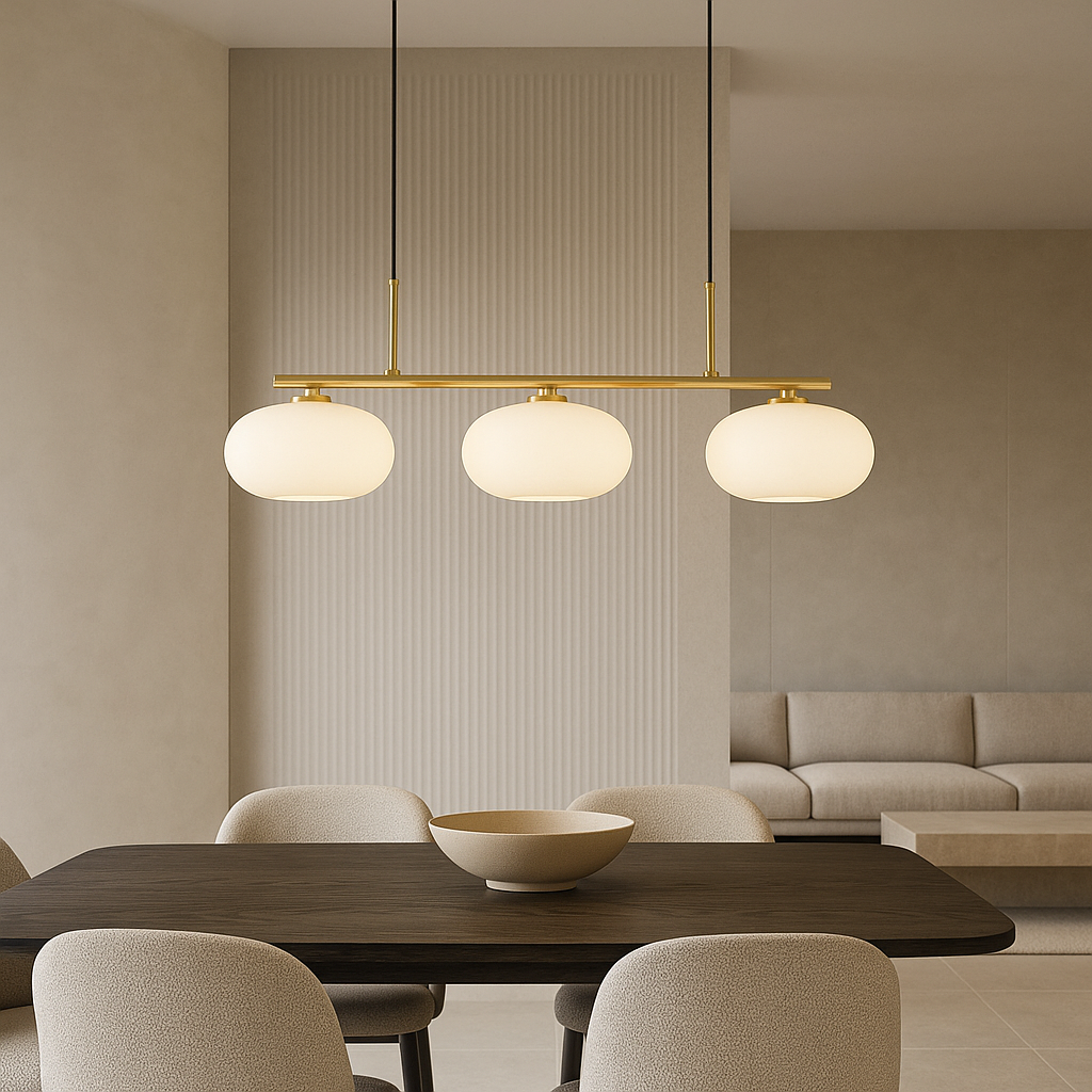Elyra | Moderne Bauhaus-Hängeleuchte mit 3 Leuchten 7