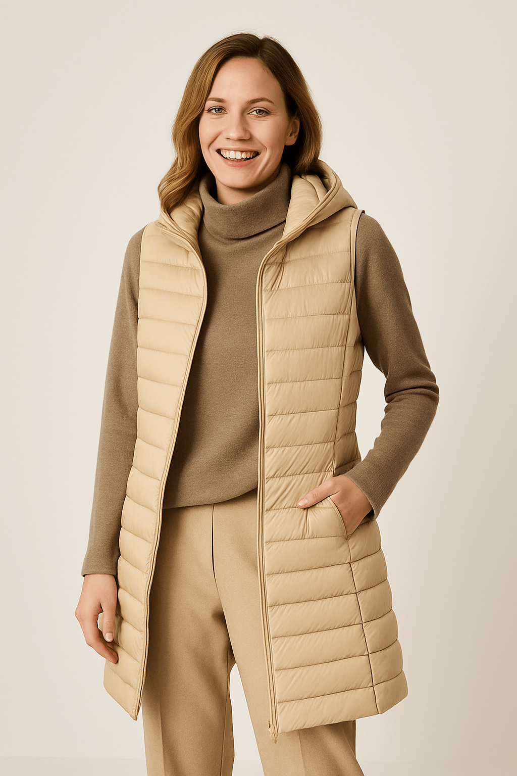 Emalie | Gesteppte Winterjacke mit Kapuze für Damen 1