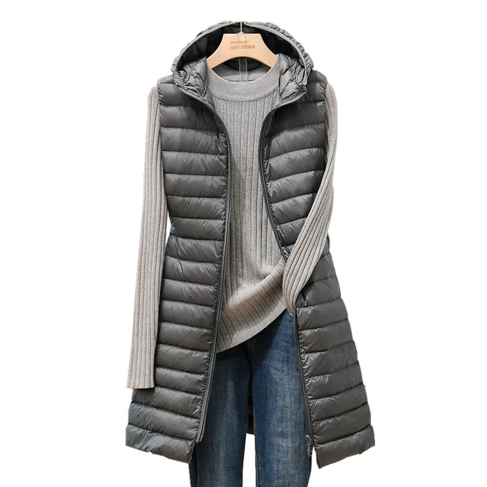 Emalie | Gesteppte Winterjacke mit Kapuze für Damen 7