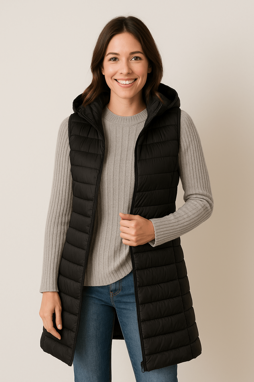 Emalie | Gesteppte Winterjacke mit Kapuze für Damen 8