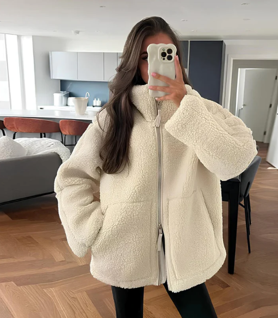 Emily | Gemütliche Oversized Fleecejacke für Frauen 1