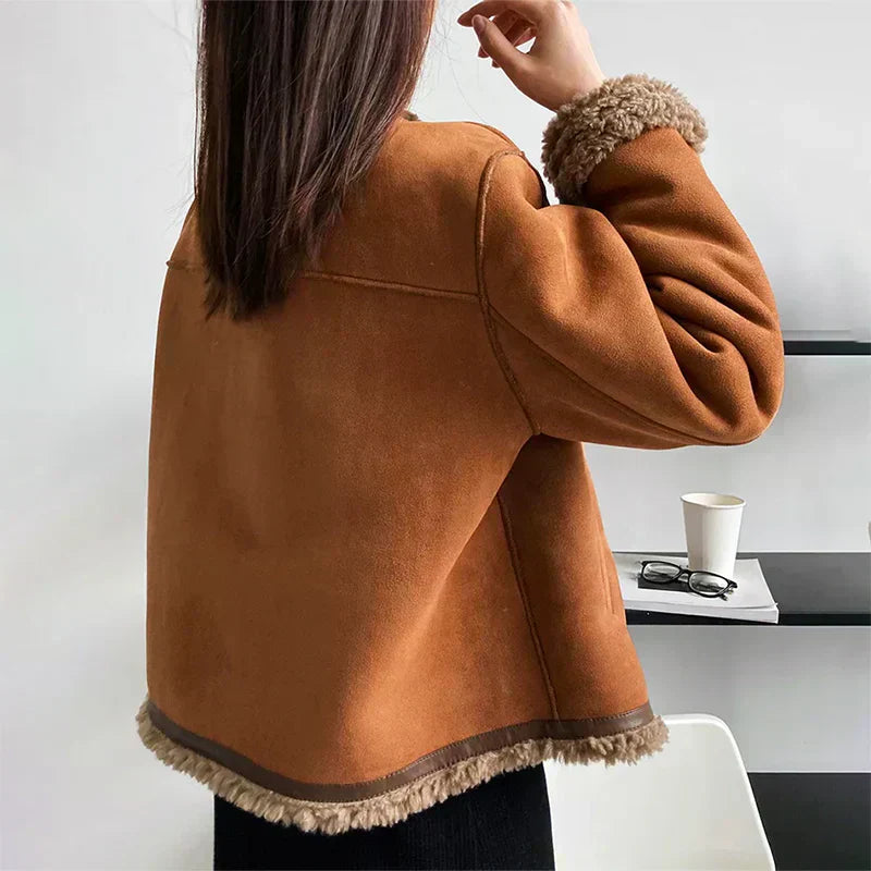 Emily | Stilvoller Vintage Langer Damenmantel für Winter 2