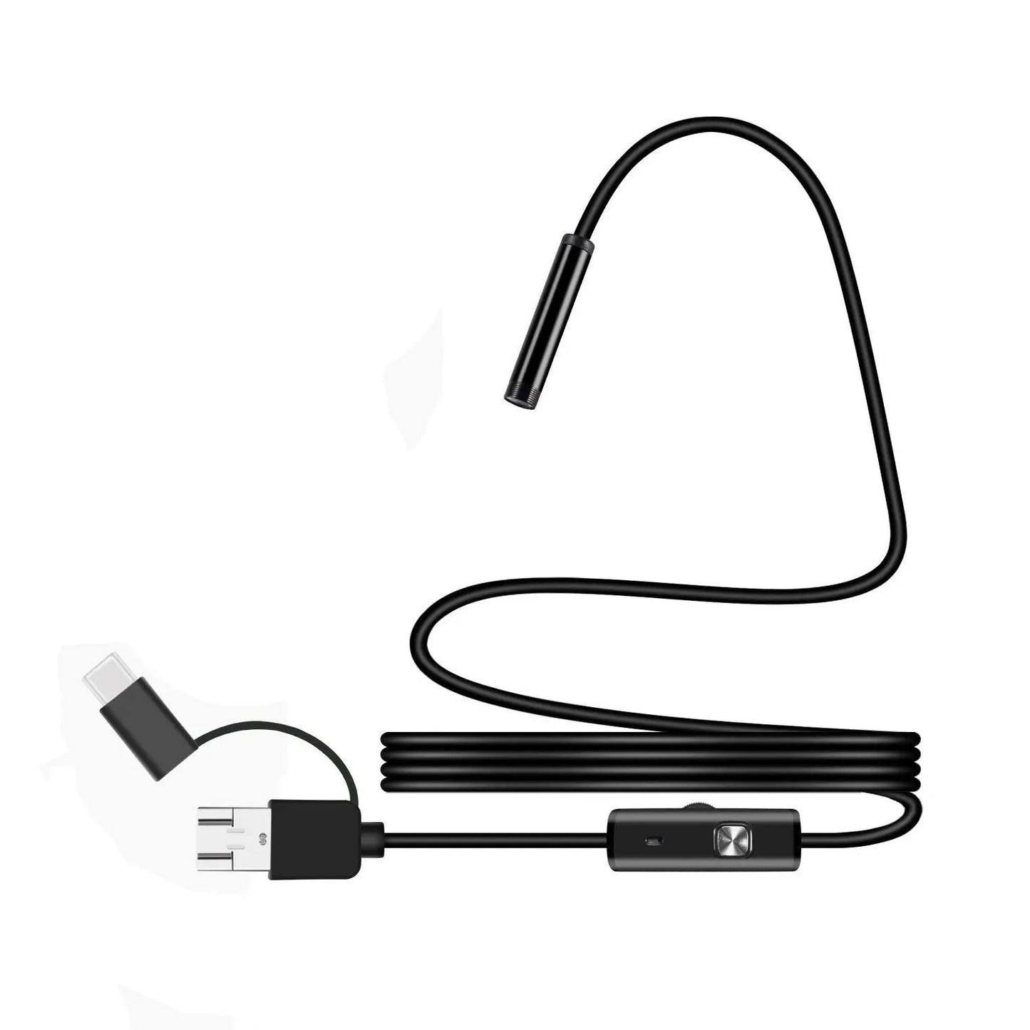 Endoskopkamera mit Licht und Beweglichem Kopf – Hochauflösende Inspektion für Handy, Wasser- und Hitzebeständig, 5,5 mm Durchmesser 3