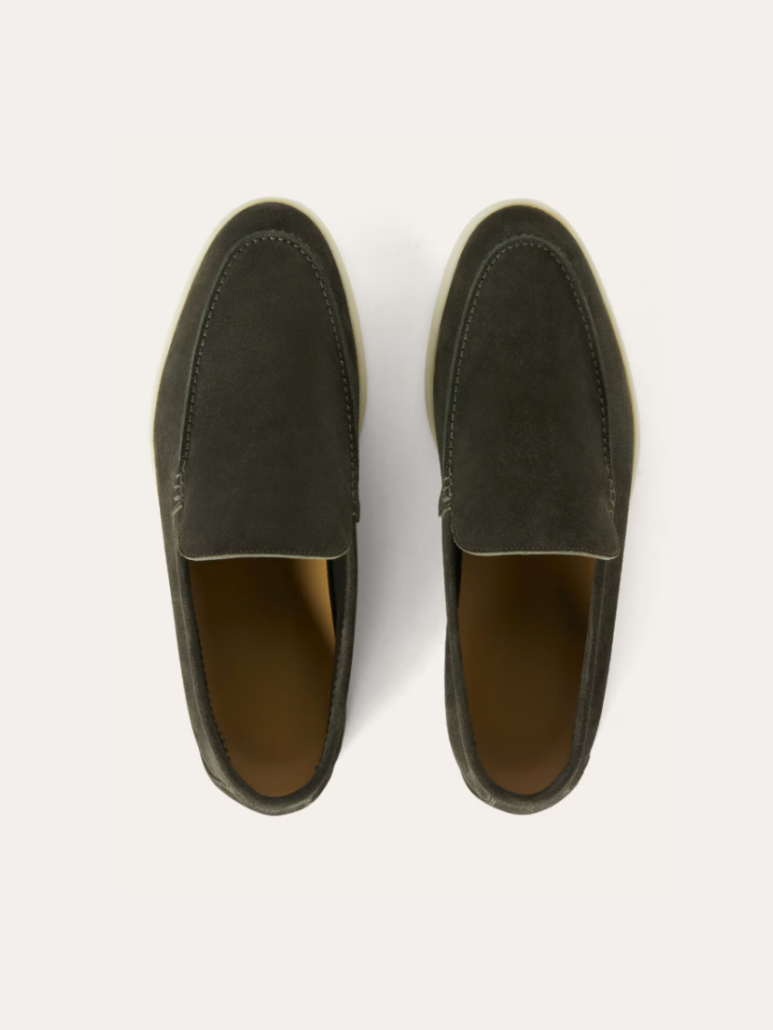 Ethan | Elegante Schwarze Wildleder Loafers Für Herren 4