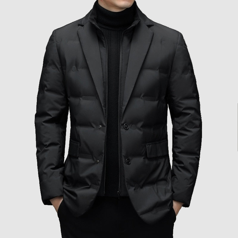 Ethan | Eleganter Warmer Herrenmantel Lang für Winter 0