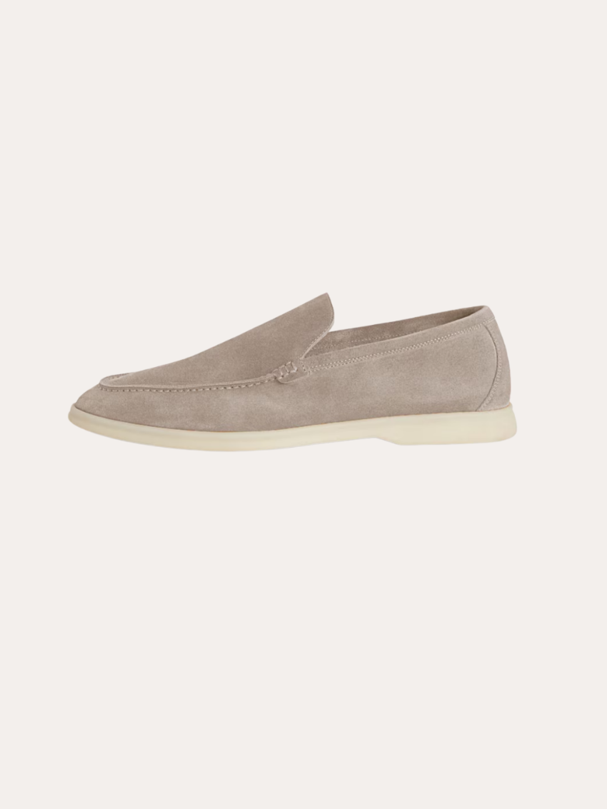 Ethan | Stilvolle Atmungsaktive Suede Loafers in Beige 3