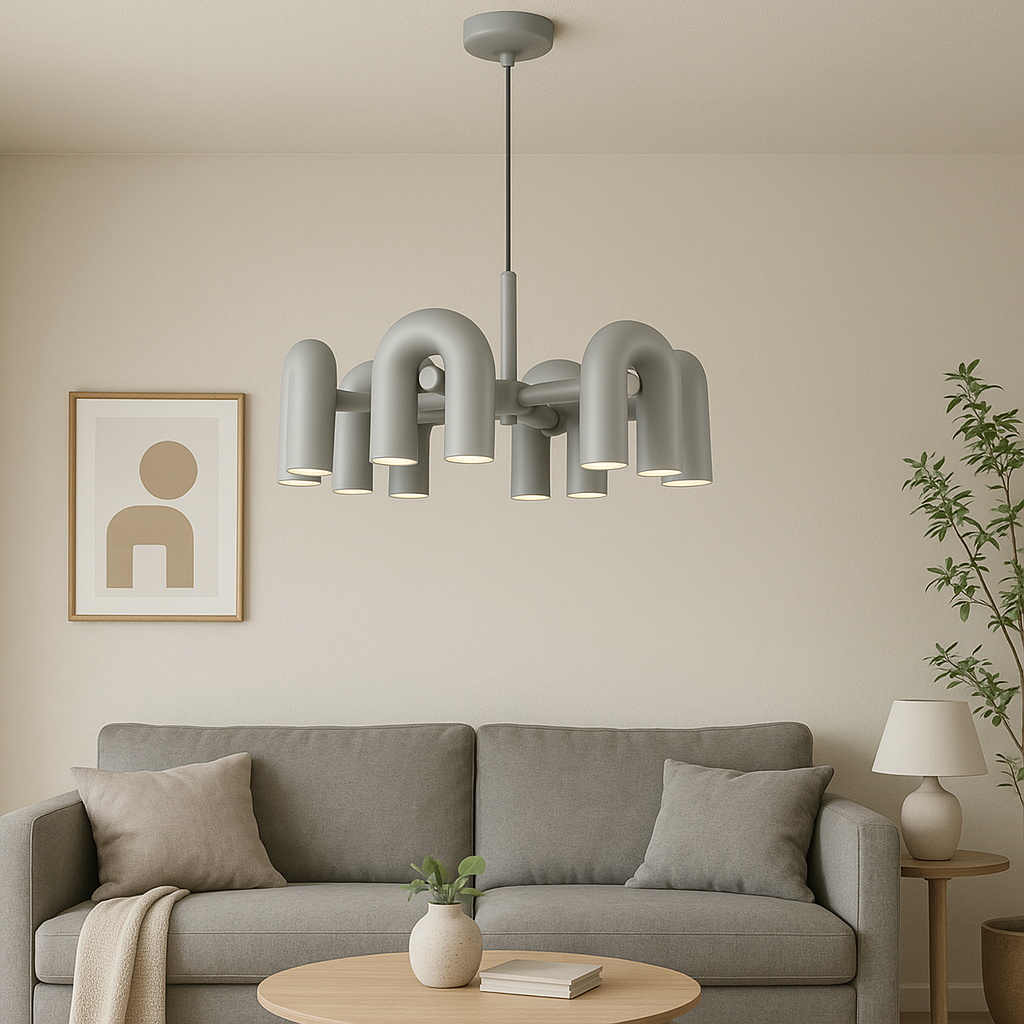 Evania | Moderner Kronleuchter im Bauhaus-Stil 1