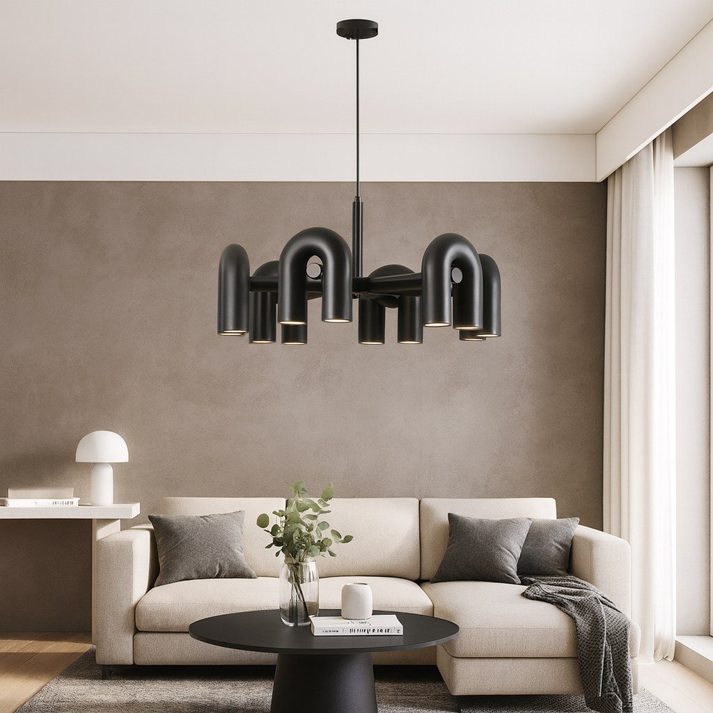 Evania | Moderner Kronleuchter im Bauhaus-Stil 2