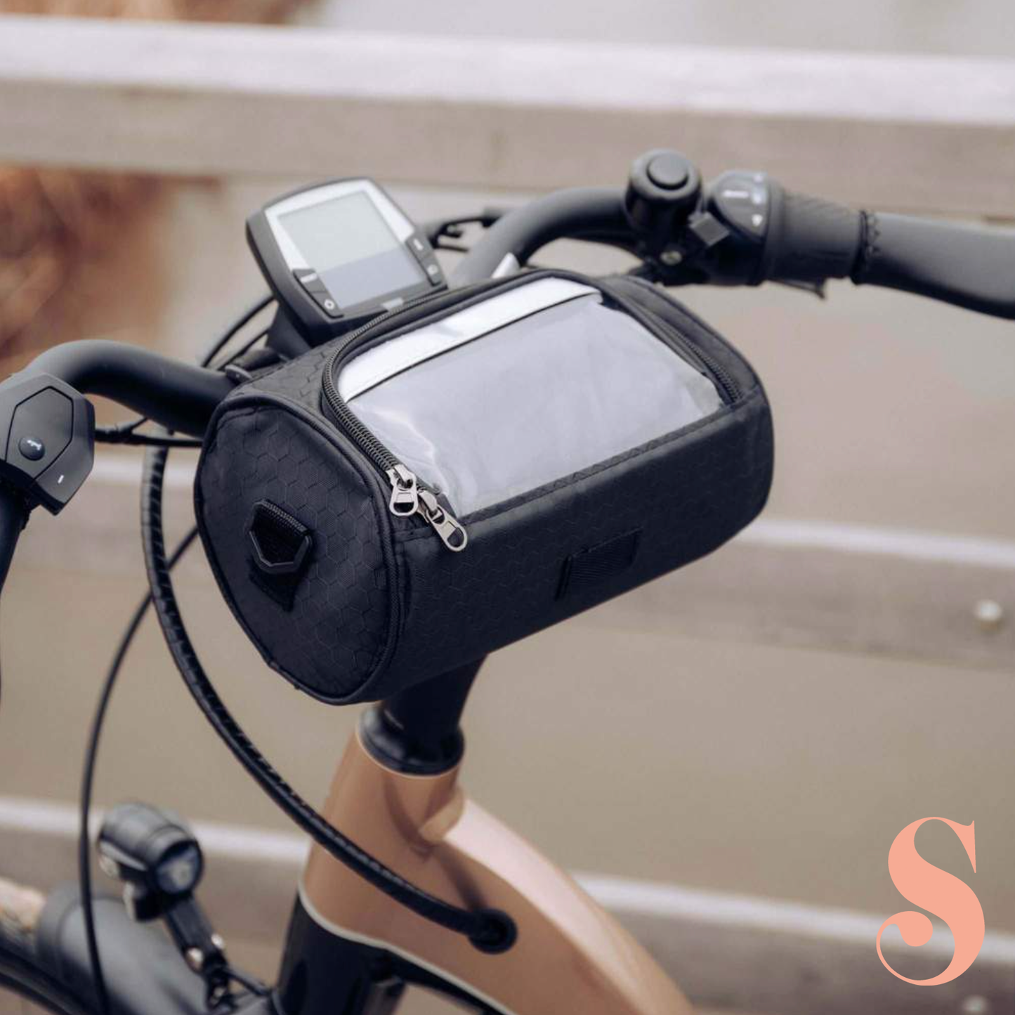 Fahrradtasche Gepäckträger Wasserfest Multifunktional Nylon mit Touchscreen 0