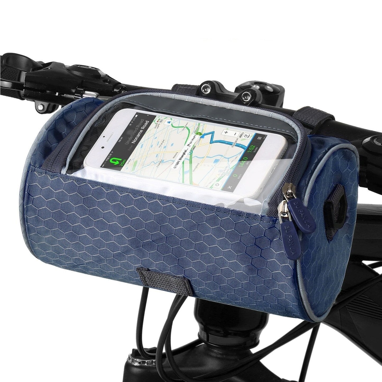 Fahrradtasche Gepäckträger Wasserfest Multifunktional Nylon mit Touchscreen 9