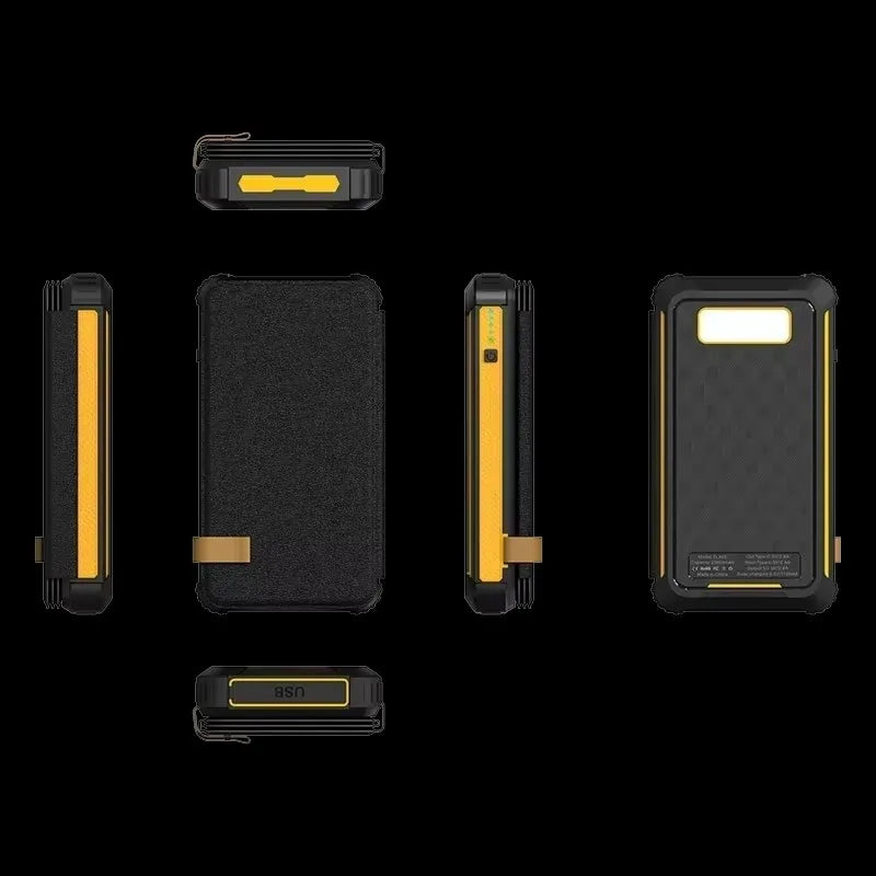 Faltbare Solar Powerbank 10000 mAh Wasserdicht für Outdoor Aktivitäten 3