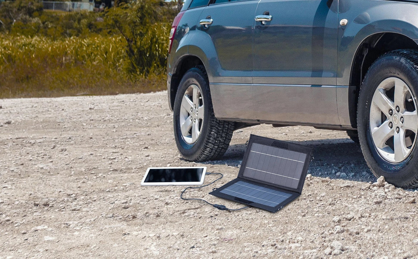 Faltbares 10W Solarpanel für Camping – Ultraleichtes USB-Ladegerät für Outdoor-Aktivitäten, Ideal für Smartphones und Tablets 1