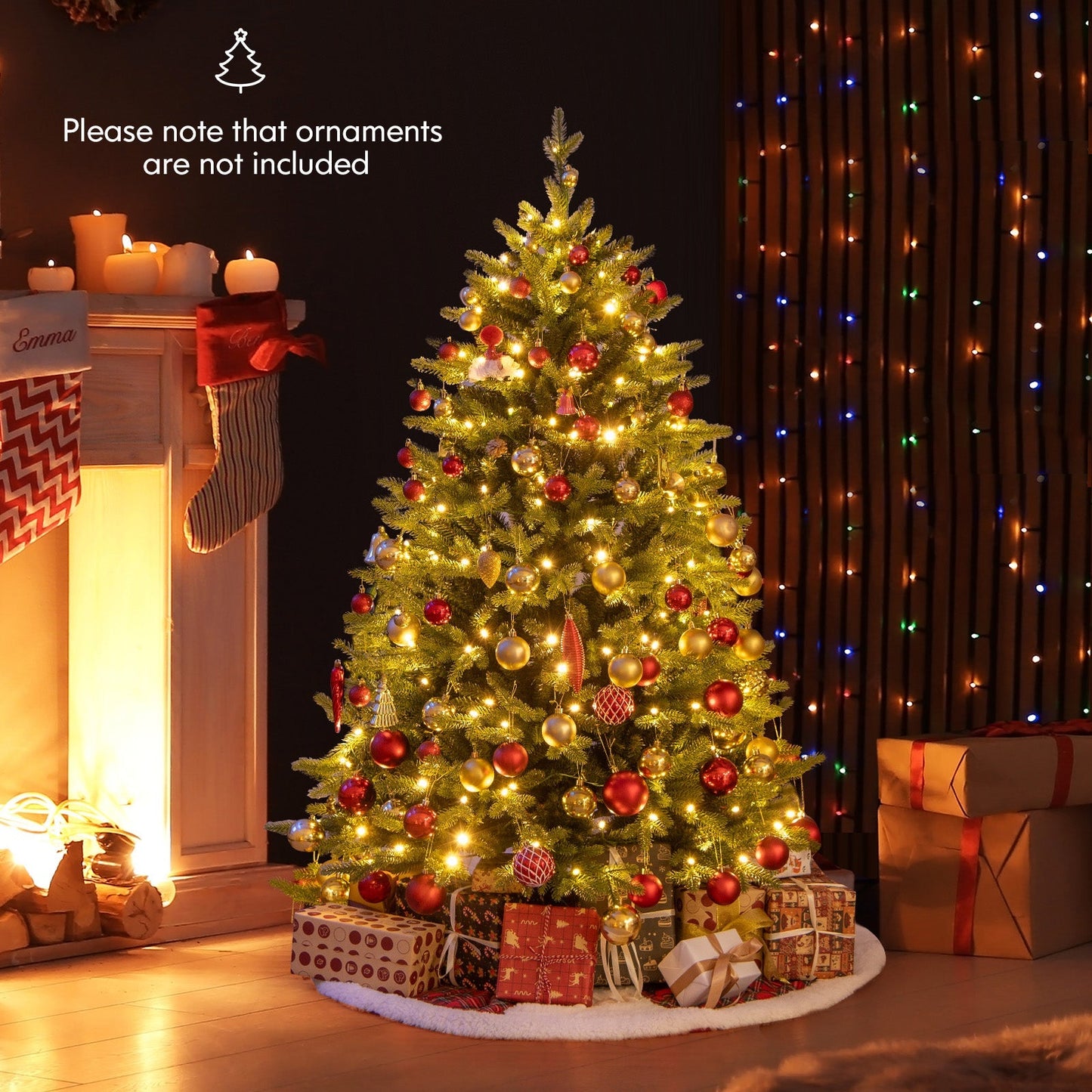 FestiveFir – Aufklappbarer Weihnachtsbaum mit realistischen Zweigen und LED 1