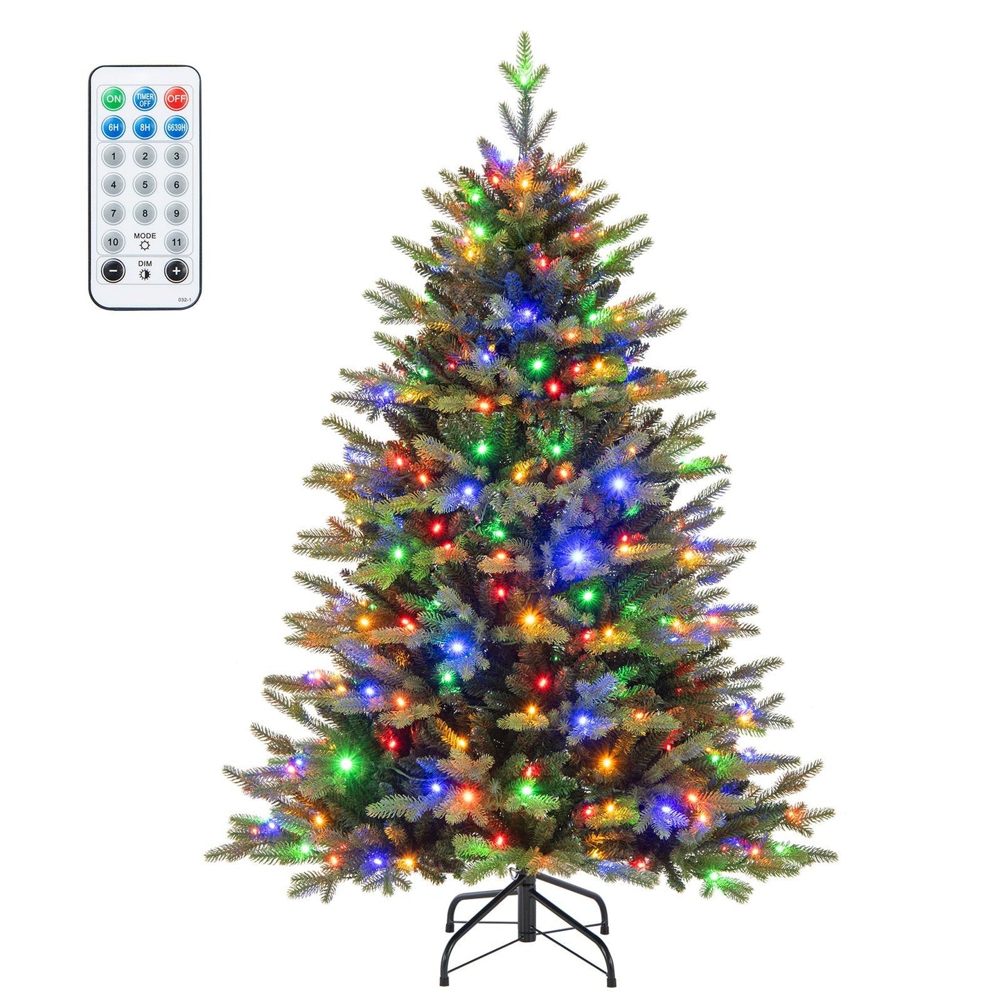 FestiveFir – Aufklappbarer Weihnachtsbaum mit realistischen Zweigen und LED 3
