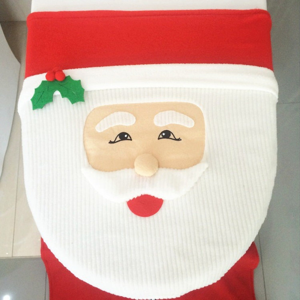 Festlicher Weihnachtsmann | Weihnachtsmann-Badezimmermatte 2