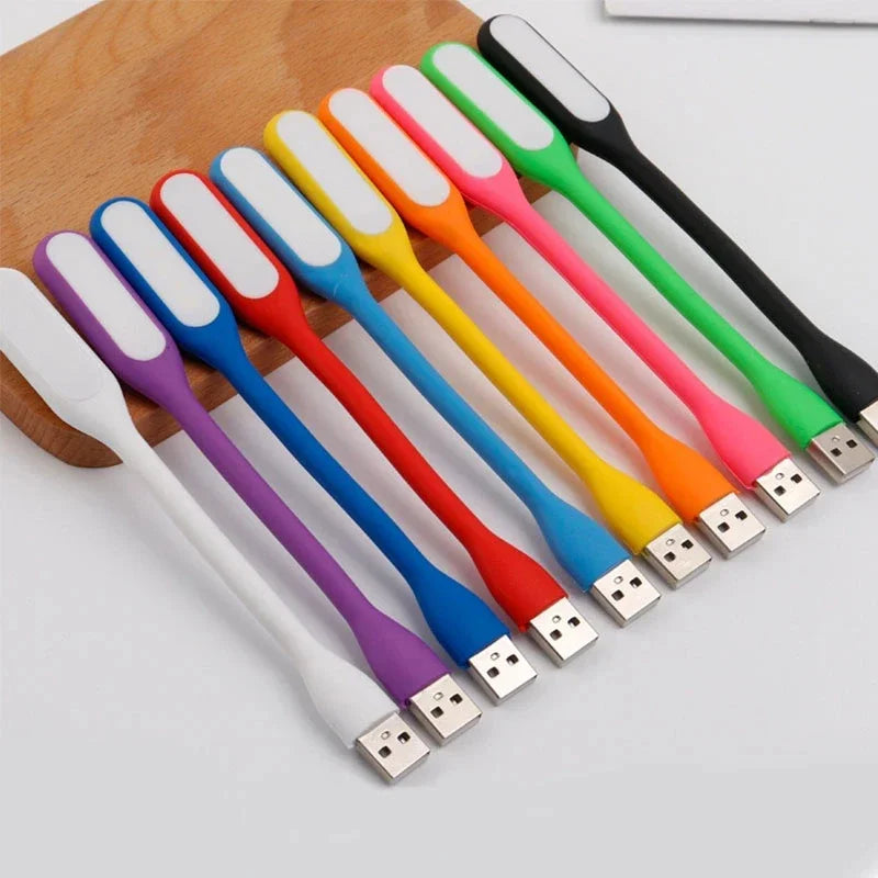 Flexibele USB Lampe mit LED – Energiesparende Tischlampe für Laptop und Powerbank, Kompakt und Biegsam 5