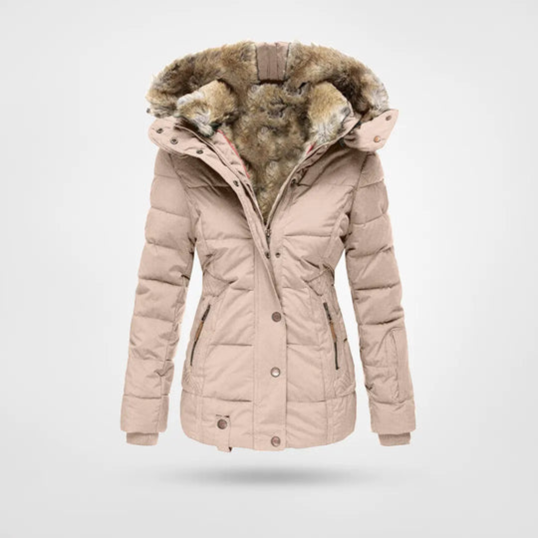 Freya | Elegante Damen Winter Pufferjacke im Parka Design 1
