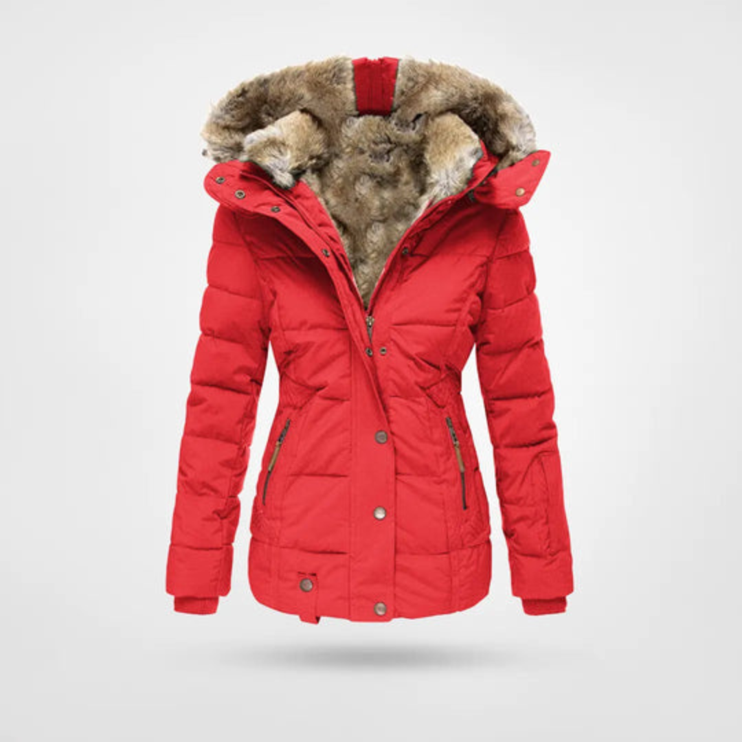 Freya | Elegante Damen Winter Pufferjacke im Parka Design 3