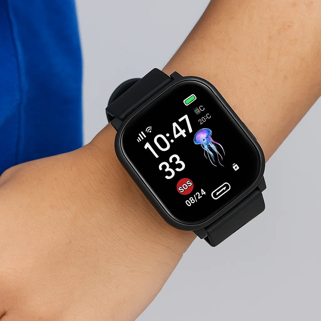 GPS Smartwatch für Kinder mit Echtzeit-Tracking, wasserdichtem Design und integrierter Kamera – Ideal für aktive Kinder 4