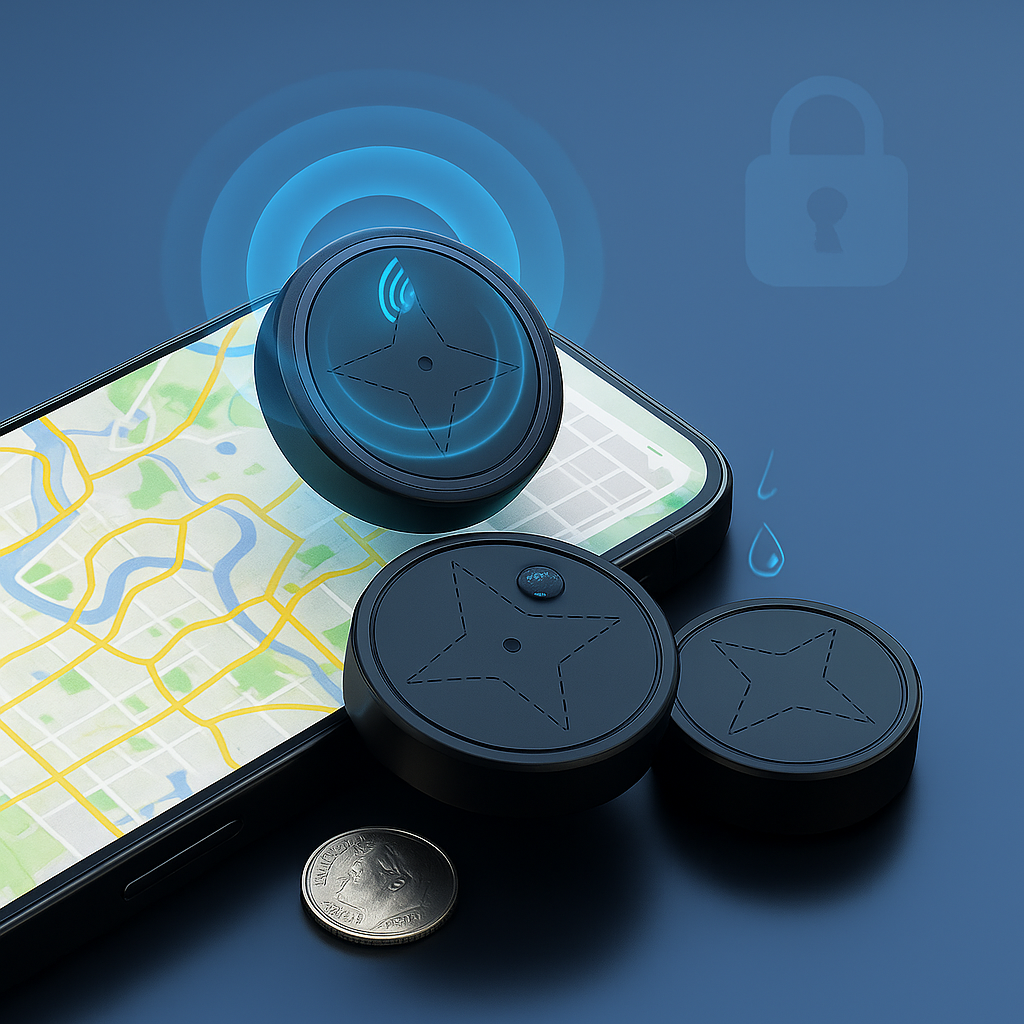 GPS Tracker für Auto mit Magnetmontage – Echtzeit-Überwachung, Wasserdicht, Kompakt und Wiederaufladbar 3