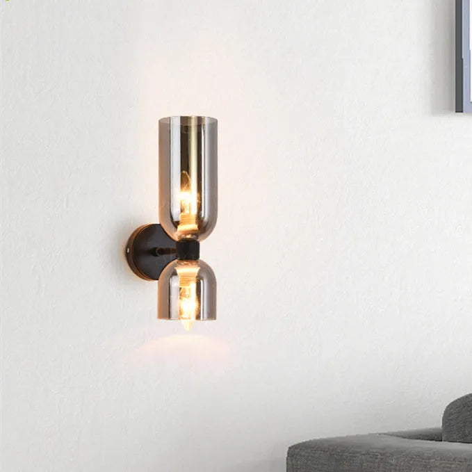 GlassAura – Zweischichtige Wandleuchte 2