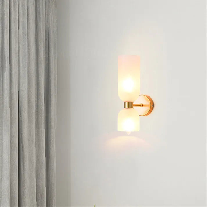 GlassAura – Zweischichtige Wandleuchte 8