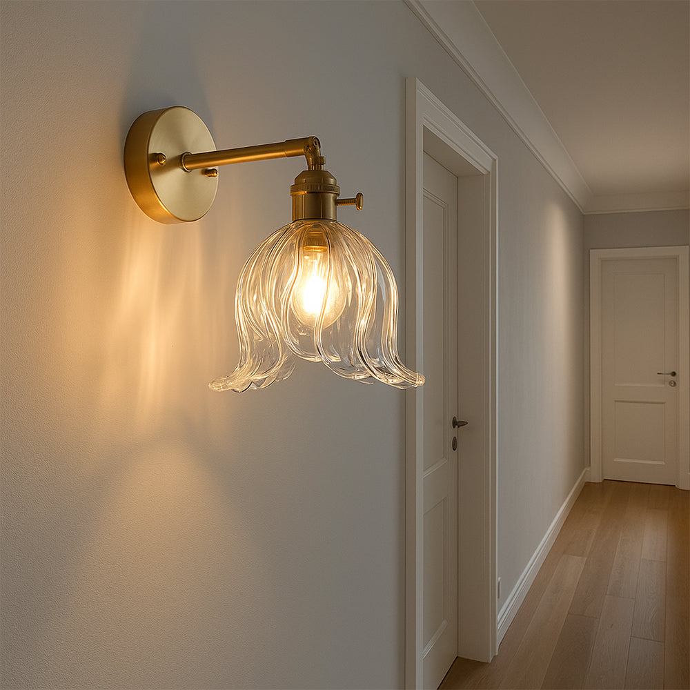 Glassora | Moderne minimalistische Blumen-Wandlampe 4