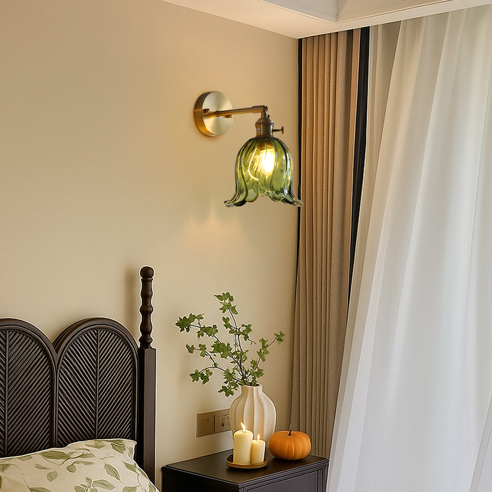 Glassora | Moderne minimalistische Blumen-Wandlampe 5
