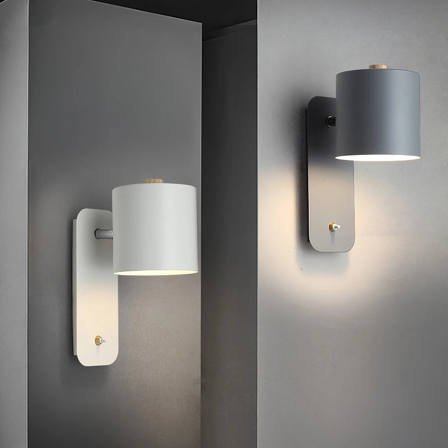 Glenera | Minimalistische Wandleuchte mit Zylindereinsatz für moderne Schlichtheit 4