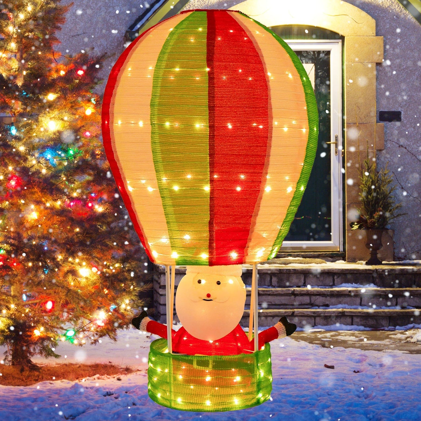 GlowBalloon – Pop-up-Weihnachtsdekoration mit LED-Weihnachtsmann-Display 1