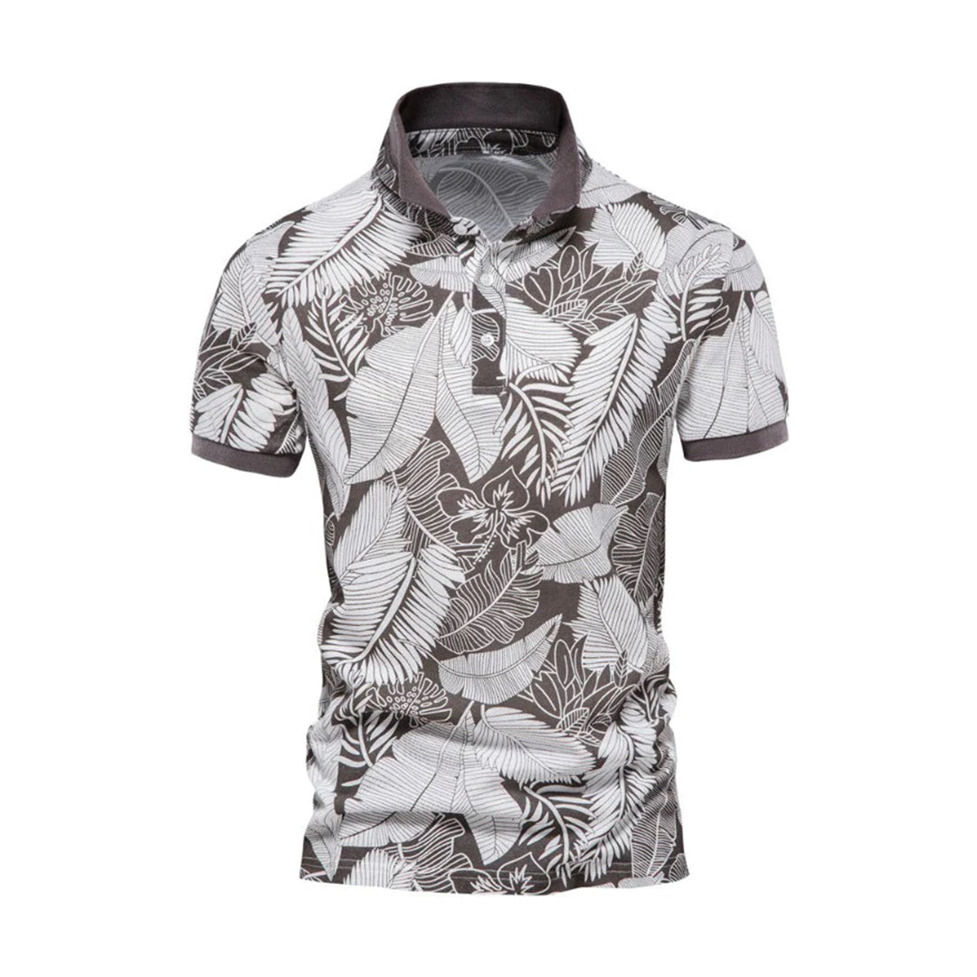 Herren Polo Shirt Gedruckt Atmungsaktiv Lässig Komfortabel-4