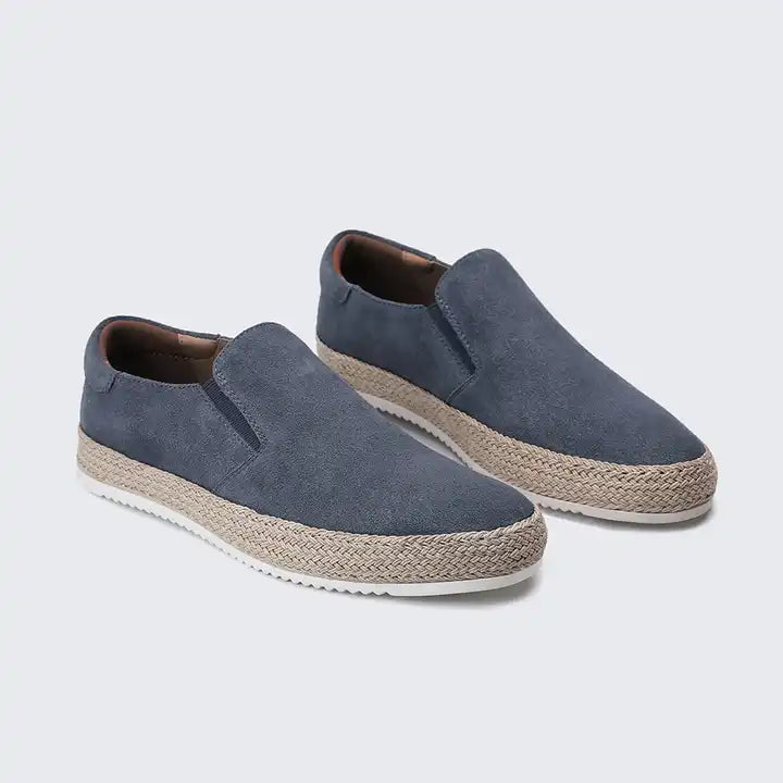 Herren Slipper Grau Größe 42 Wildleder – Bequeme Schlupfschuhe für Stil und Komfort-5