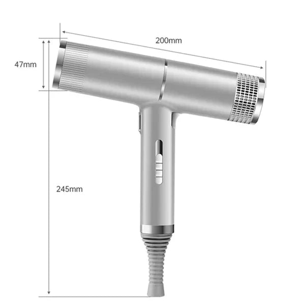 Haartrockner TurboDry 1100W Anionentechnologie Ultraleicht Ergonomisch 4