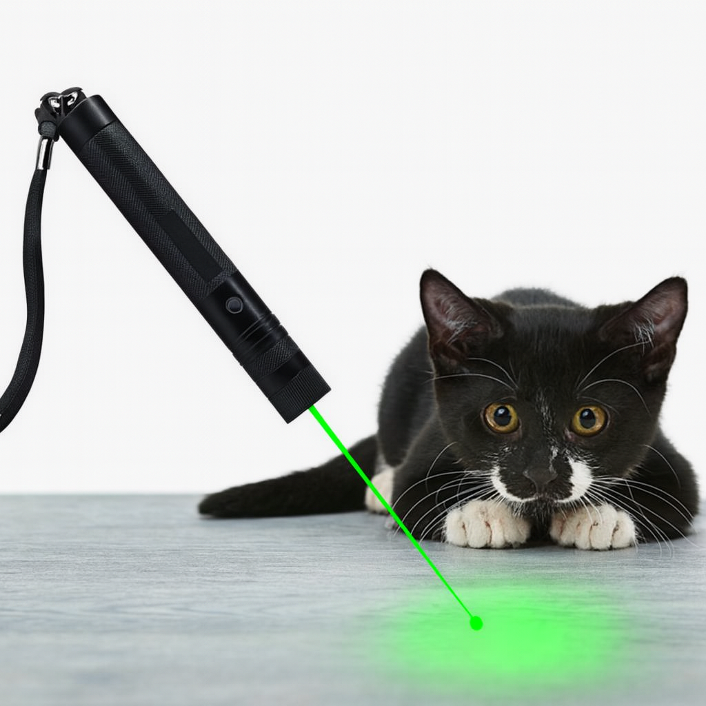 Heller Aluminium Laserpointer mit Einstellbarem Fokus – Grüner Laserstrahl für Präsentationen und Outdoor-Aktivitäten 4