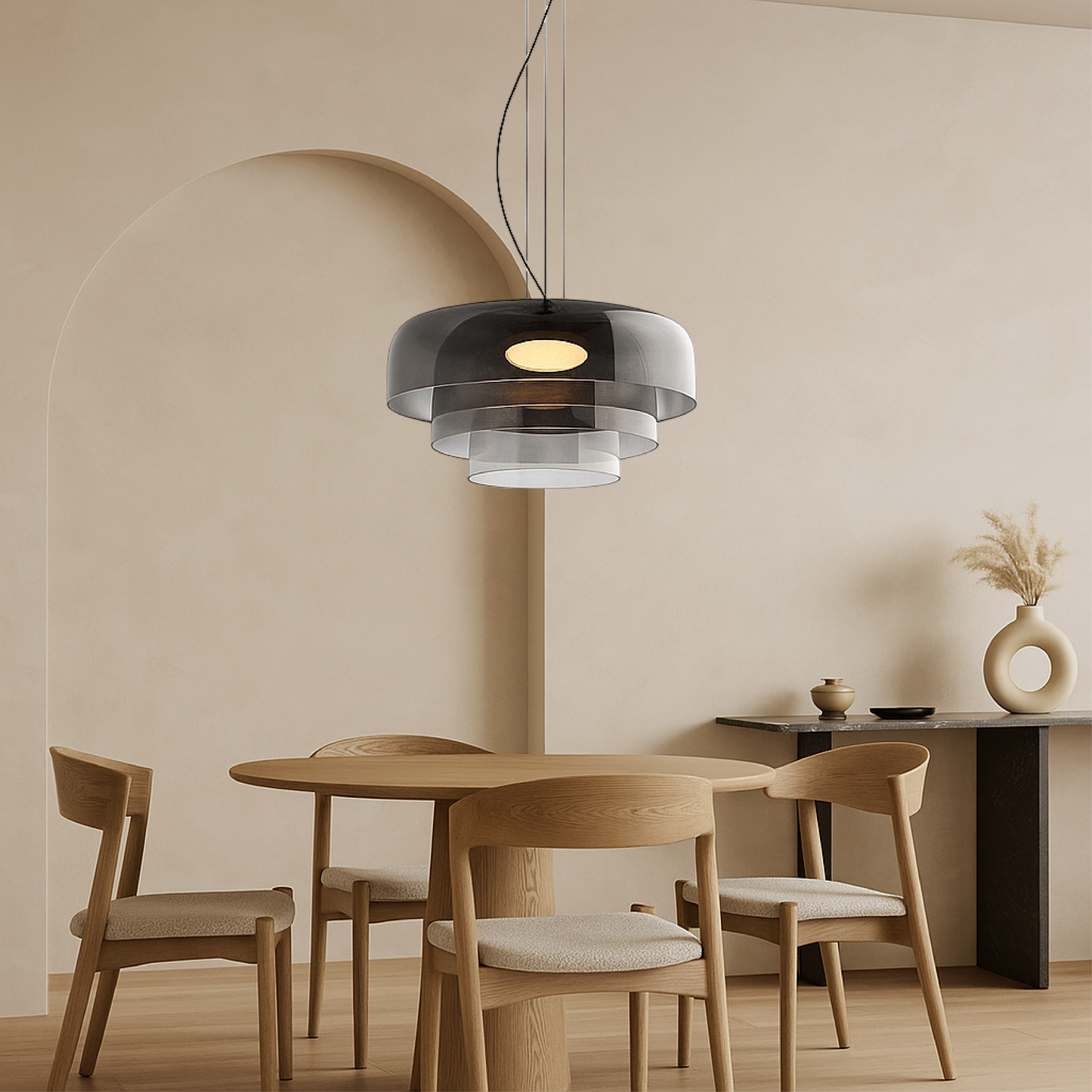 Helvyn | Minimalistische Pendelleuchte aus Glas 7