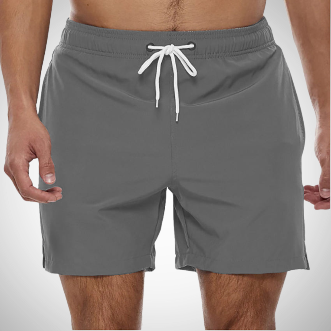 Herren Badeshorts Kordelzug Schnelltrocknend Komfortabel 2