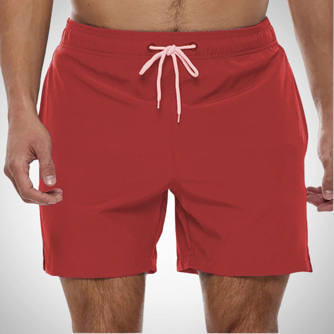 Herren Badeshorts Kordelzug Schnelltrocknend Komfortabel 3