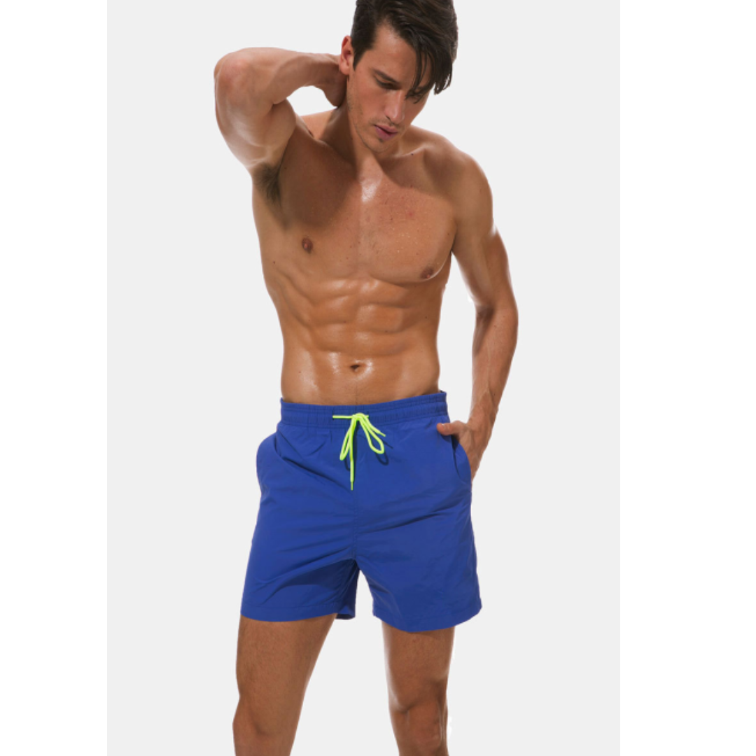 Herren Badeshorts Schnelltrocknend Bequem Atmungsaktiv 3