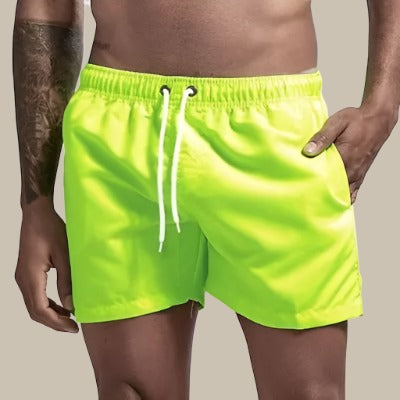 Herren Badeshorts Schnelltrocknend Kordelzug Polyester 0