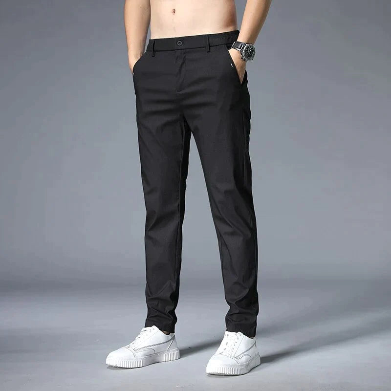 Herren Chino Hose Modern Slim Fit Dehnbar Komfortabel Baumwolle 0