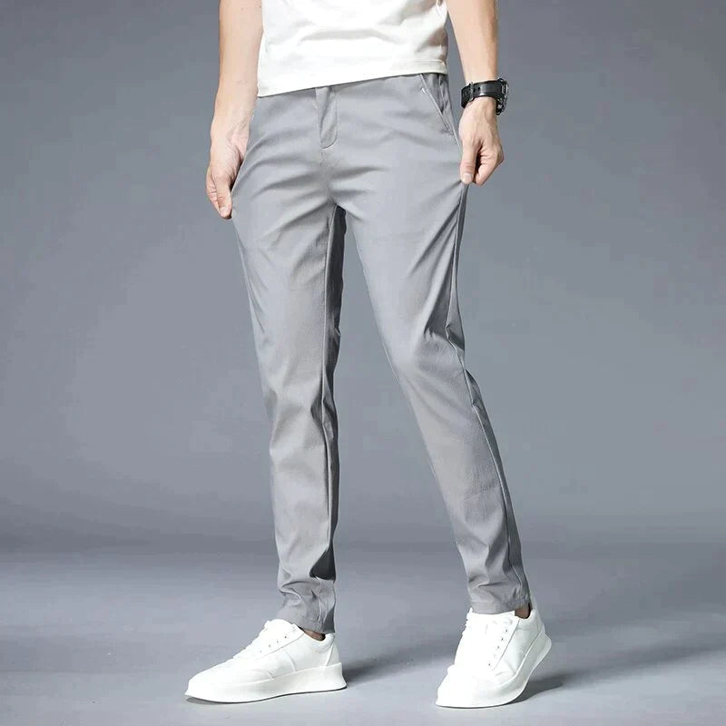 Herren Chino Hose Modern Slim Fit Dehnbar Komfortabel Baumwolle 3