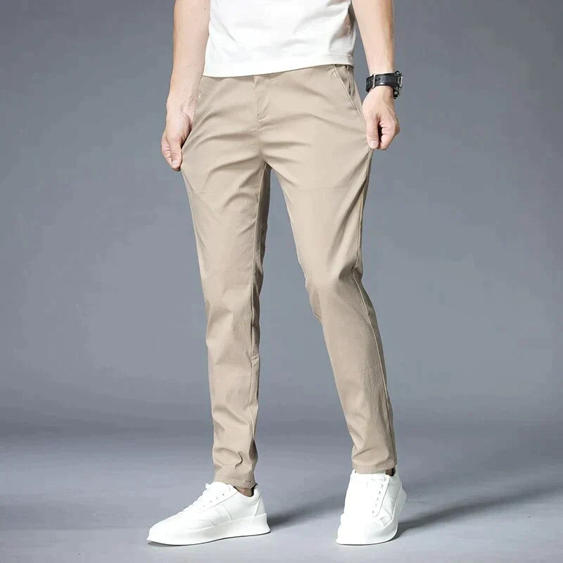 Herren Chino Hose Modern Slim Fit Dehnbar Komfortabel Baumwolle 4