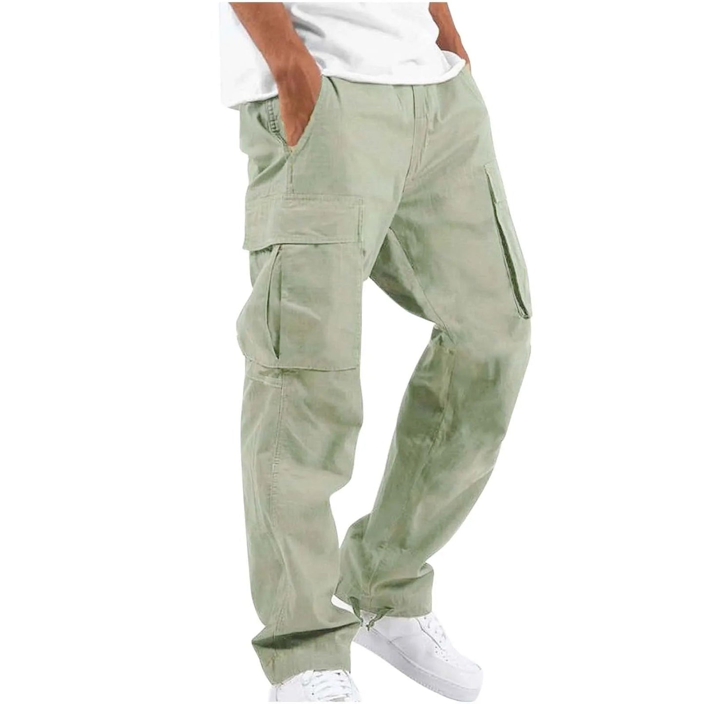 Herren Chino Hose Stylisch Bequem Atmungsaktiv Baumwolle 5