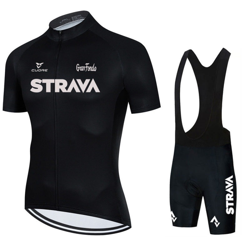 Herren Fahrradbekleidung Set Trikot und Bib-Shorts Atmungsaktiv Polyester-Spandex 0