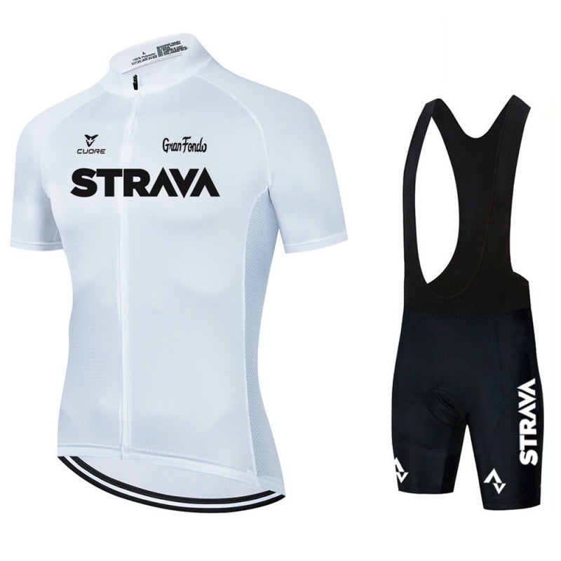 Herren Fahrradbekleidung Set Trikot und Bib-Shorts Atmungsaktiv Polyester-Spandex 2