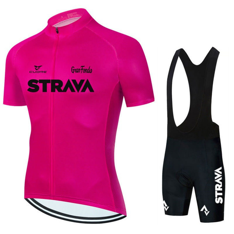 Herren Fahrradbekleidung Set Trikot und Bib-Shorts Atmungsaktiv Polyester-Spandex 6