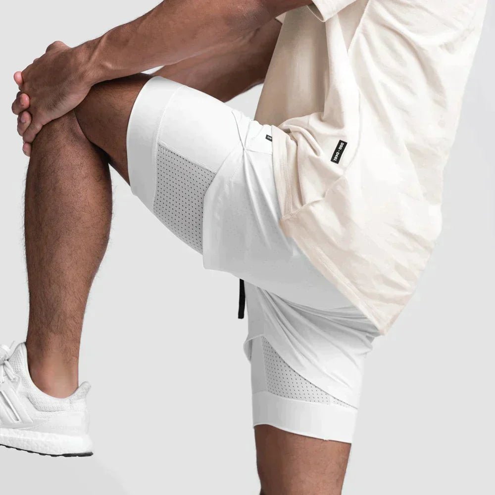 Herren Fitness-Shorts Leicht Atmungsaktiv Flexibel 1