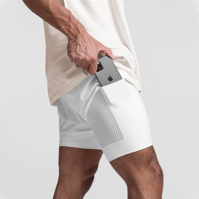 Herren Fitness-Shorts Leicht Atmungsaktiv Flexibel 3