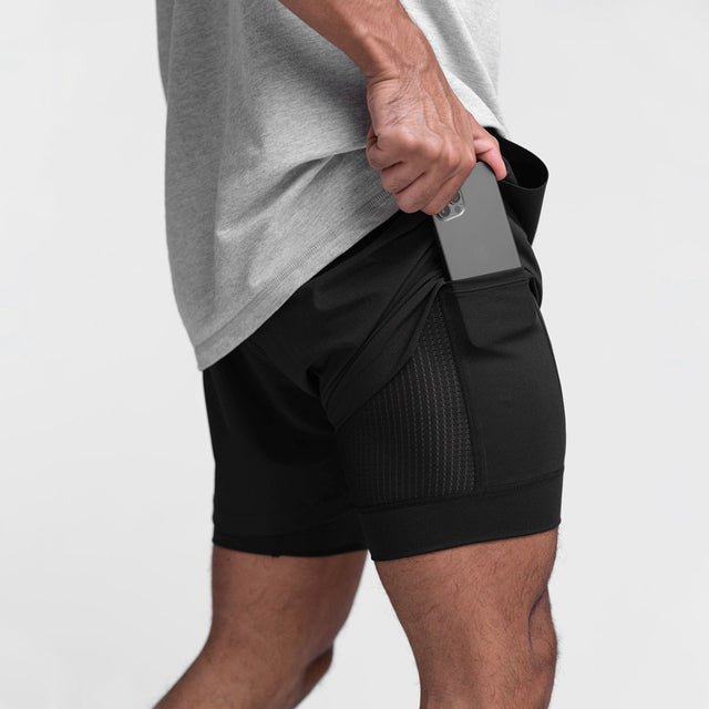 Herren Fitness-Shorts Leicht Atmungsaktiv Flexibel 4