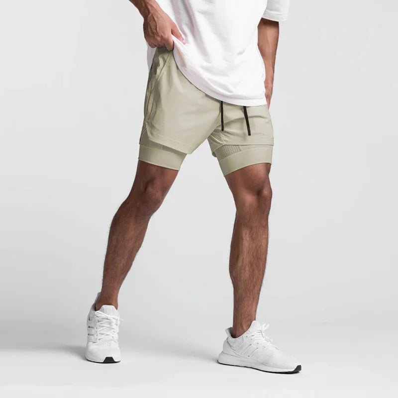 Herren Fitness-Shorts Leicht Atmungsaktiv Flexibel 7